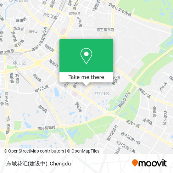 东城花汇(建设中) map