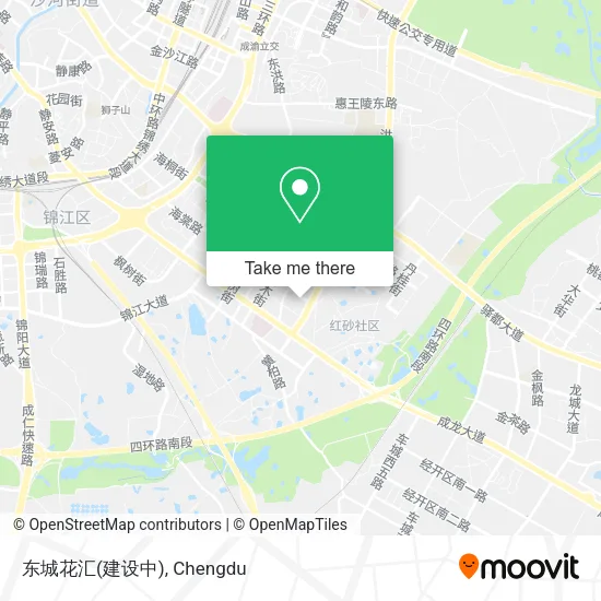 东城花汇(建设中) map
