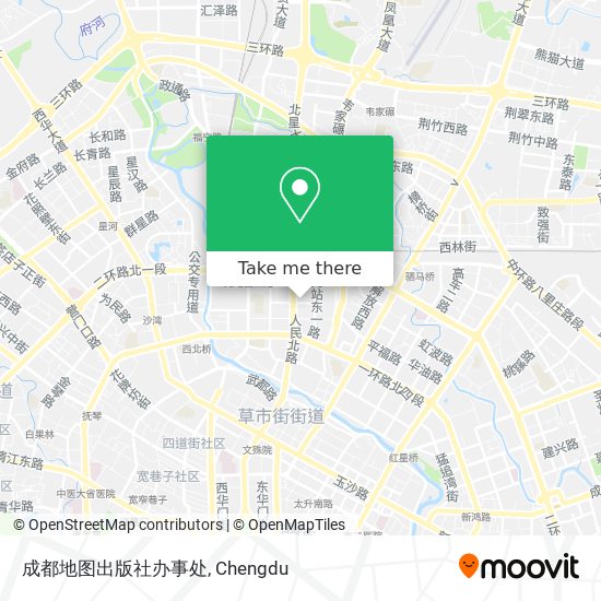 成都地图出版社办事处 map