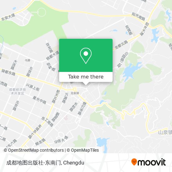 How To Get To 成都地图出版社 东南门in 龙泉驿区by Bus Or Metro