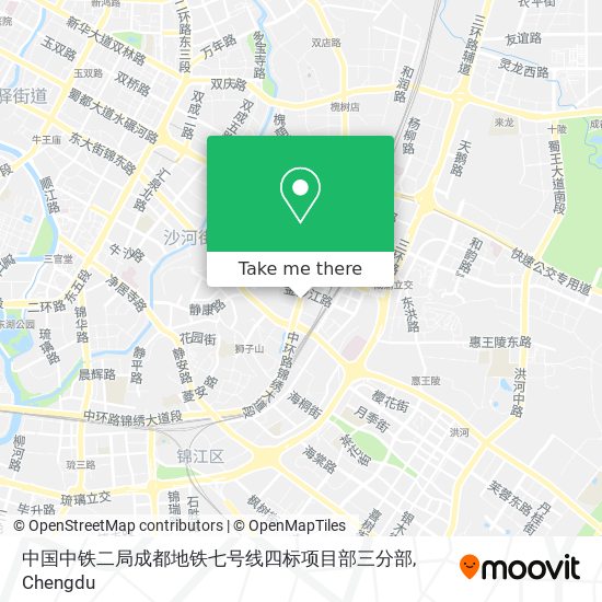 中国中铁二局成都地铁七号线四标项目部三分部 map