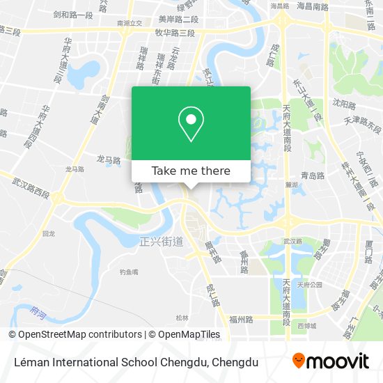 Léman International School Chengdu map