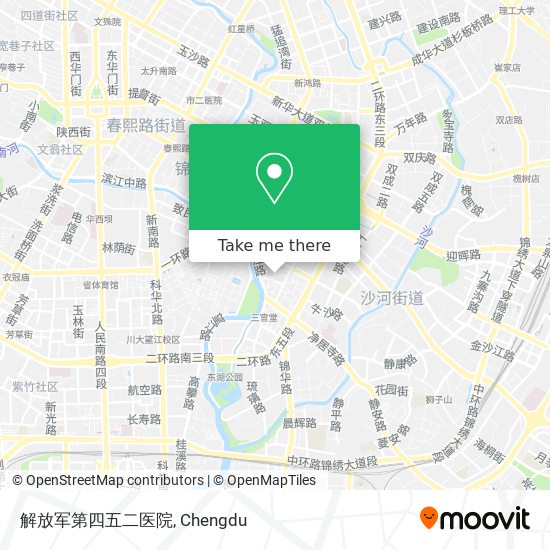 解放军第四五二医院 map