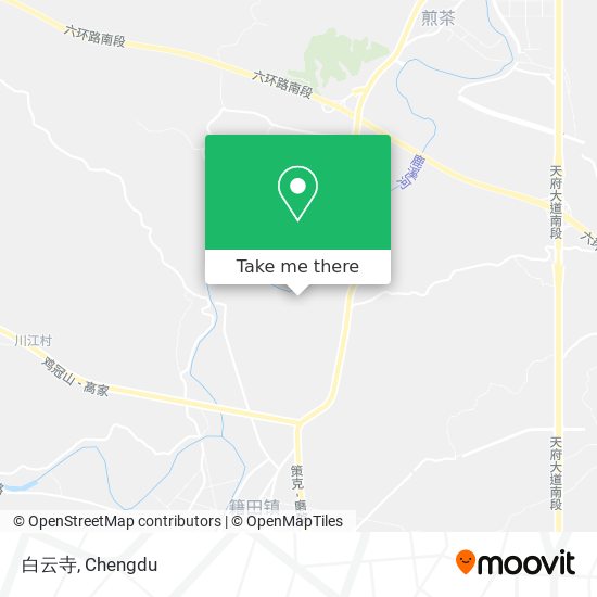 白云寺 map