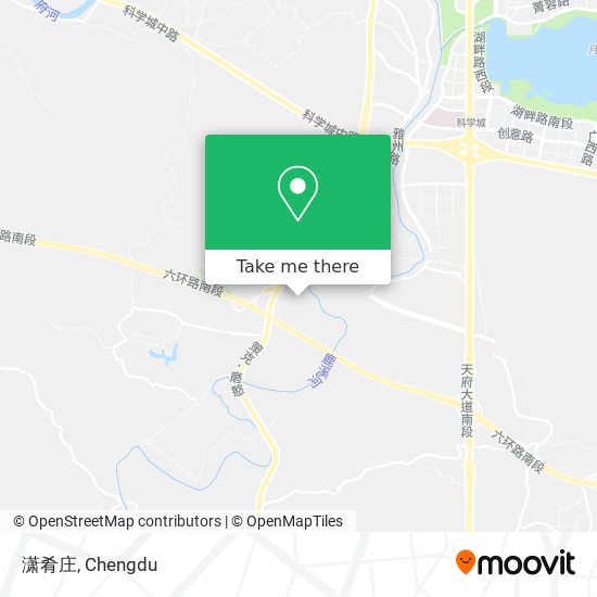 潇肴庄 map