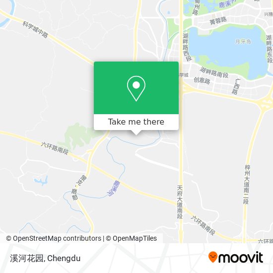 溪河花园 map