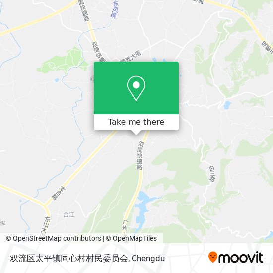 双流区太平镇同心村村民委员会 map