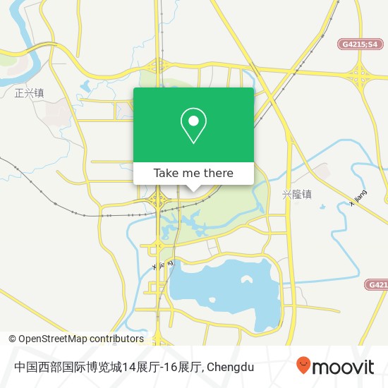 中国西部国际博览城14展厅-16展厅 map