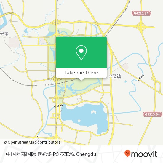 中国西部国际博览城-P3停车场 map