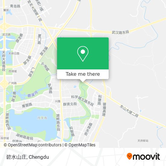 碧水山庄 map