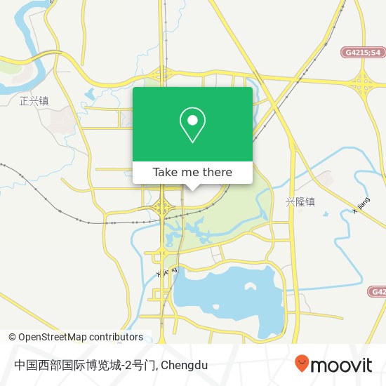中国西部国际博览城-2号门 map