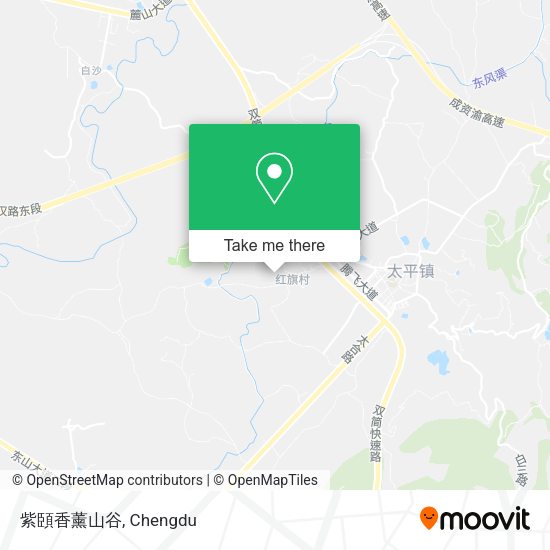 紫頣香薰山谷 map