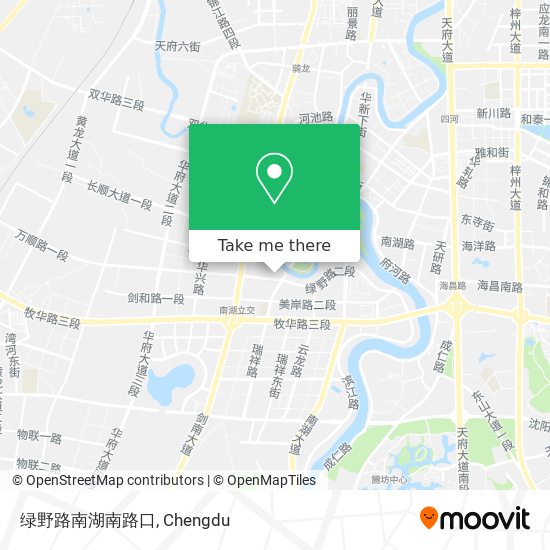 绿野路南湖南路口 map