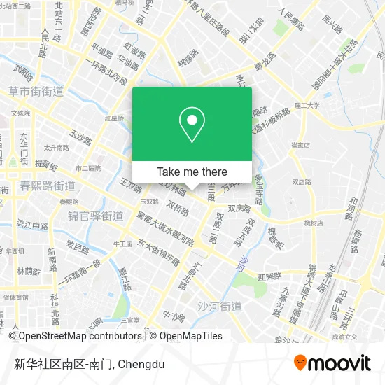 新华社区南区-南门 map