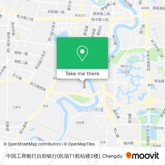中国工商银行自助银行(机场T1航站楼2楼) map