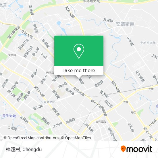 梓潼村 map