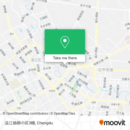 温江杨柳小区3幢 map