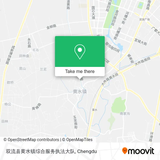 双流县黄水镇综合服务执法大队 map