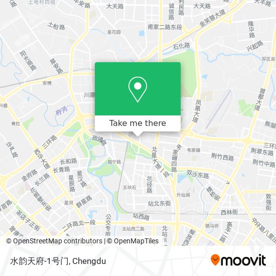 水韵天府-1号门 map