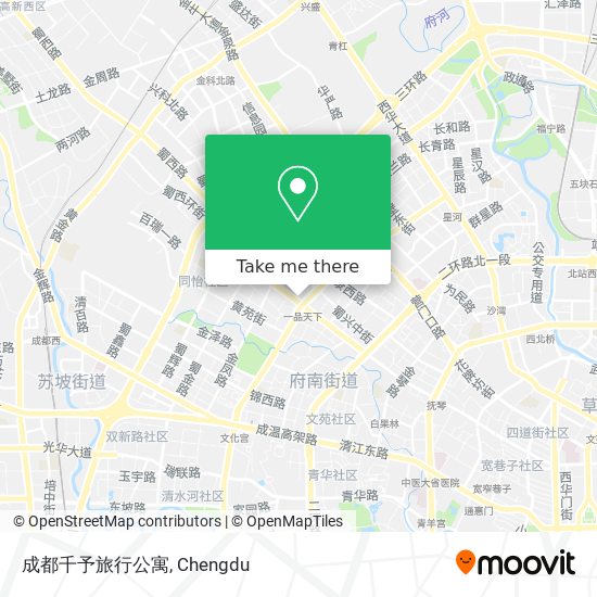 成都千予旅行公寓 map