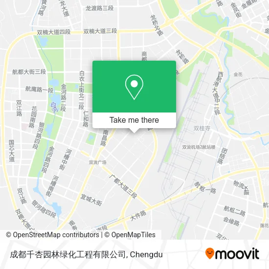 成都千杏园林绿化工程有限公司 map