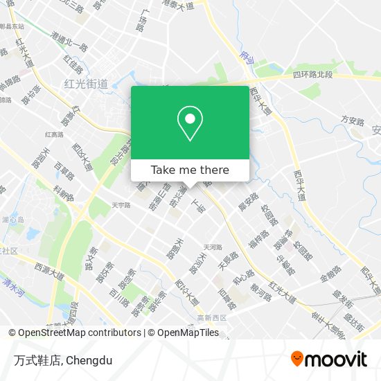 万式鞋店 map