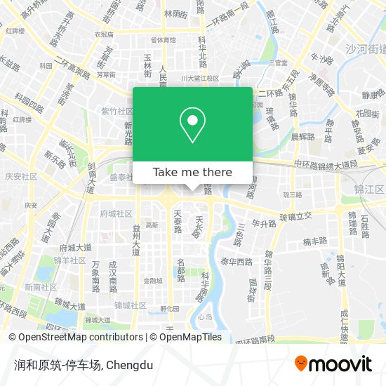 润和原筑-停车场 map