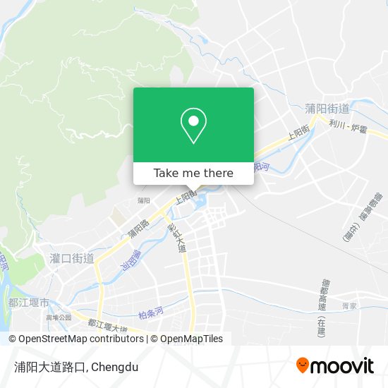 浦阳大道路口 map