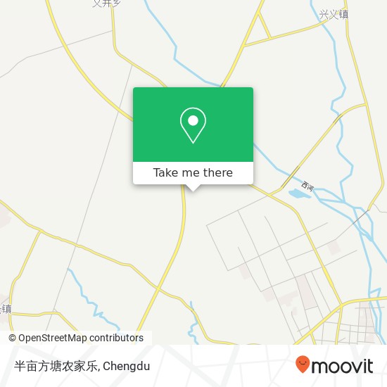 半亩方塘农家乐 map