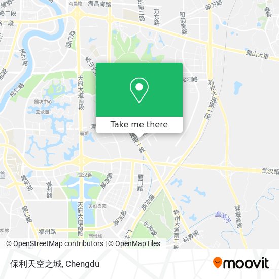 保利天空之城 map