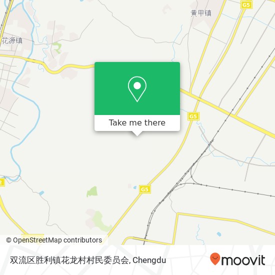 双流区胜利镇花龙村村民委员会 map