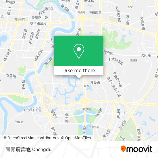 青青麓营地 map