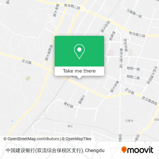 中国建设银行(双流综合保税区支行) map
