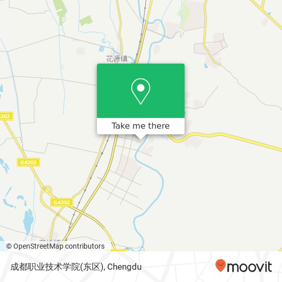 成都职业技术学院(东区) map