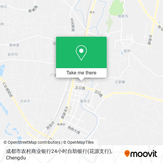 成都市农村商业银行24小时自助银行(花源支行) map