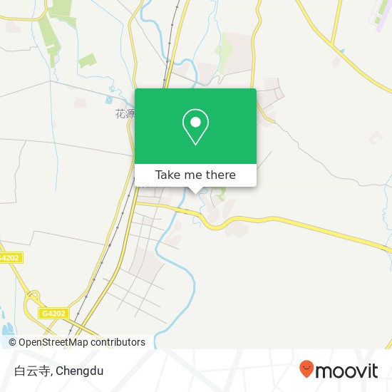 白云寺 map