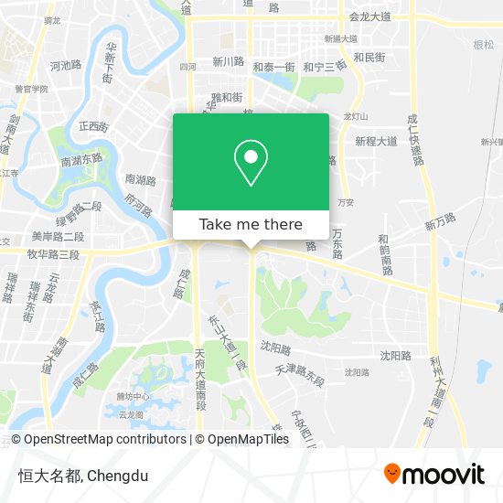 恒大名都 map