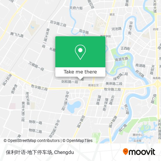 保利叶语-地下停车场 map