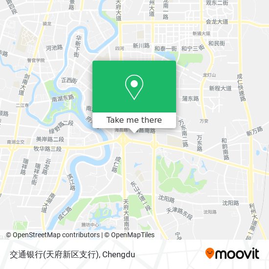 交通银行(天府新区支行) map