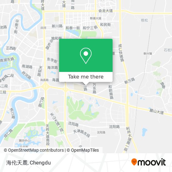 海伦天麓 map