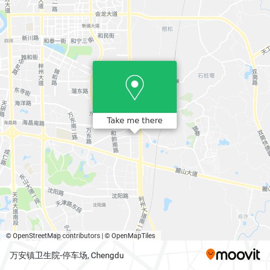 万安镇卫生院-停车场 map