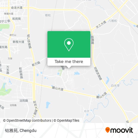 铂雅苑 map