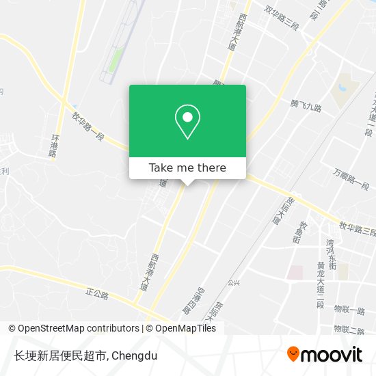 长埂新居便民超市 map