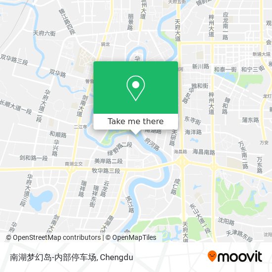 南湖梦幻岛-内部停车场 map