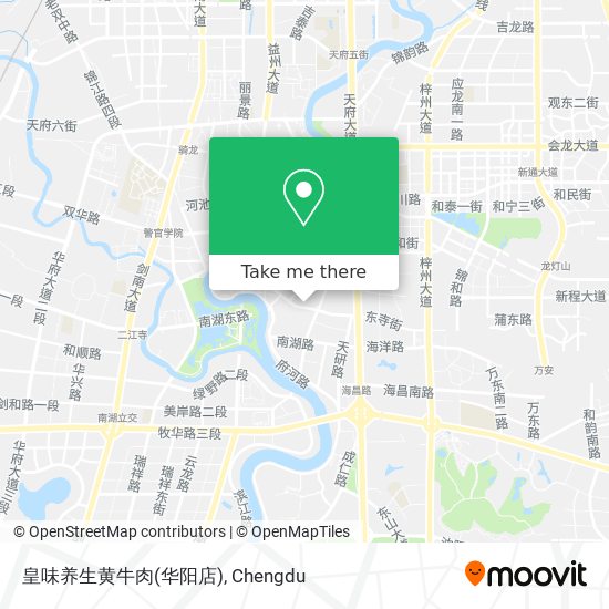 皇味养生黄牛肉(华阳店) map