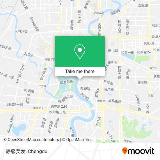 静馨美发 map