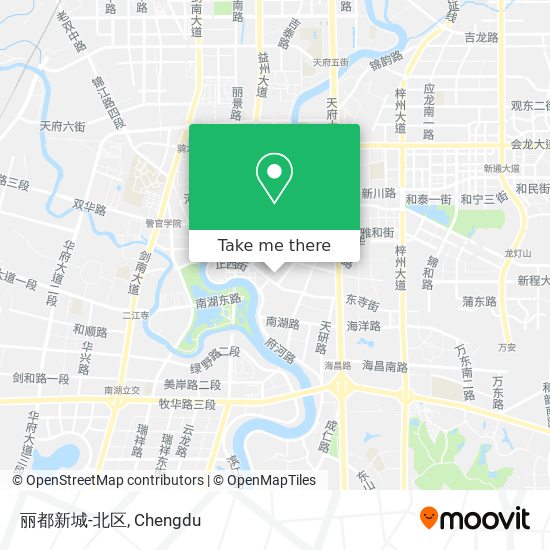 丽都新城-北区 map