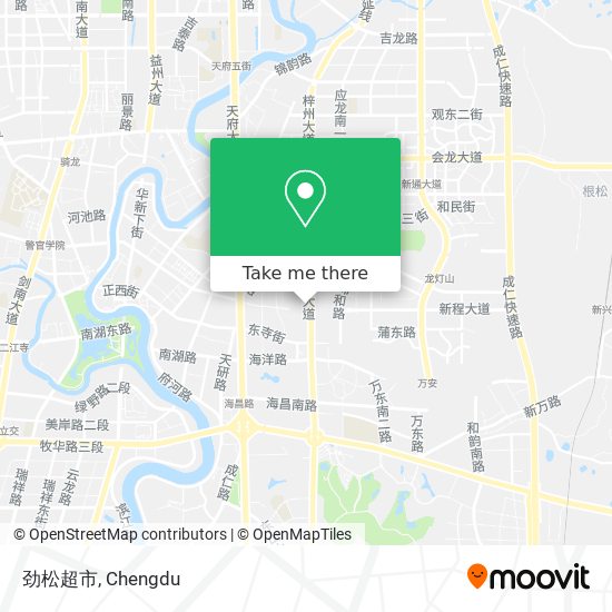 劲松超市 map