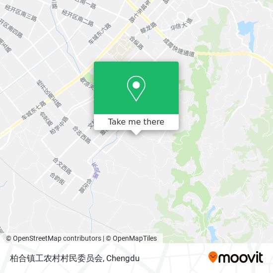 柏合镇工农村村民委员会 map