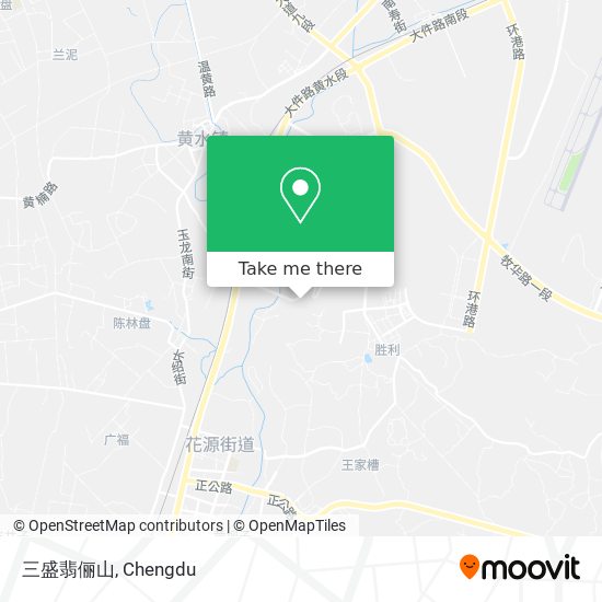 三盛翡俪山 map